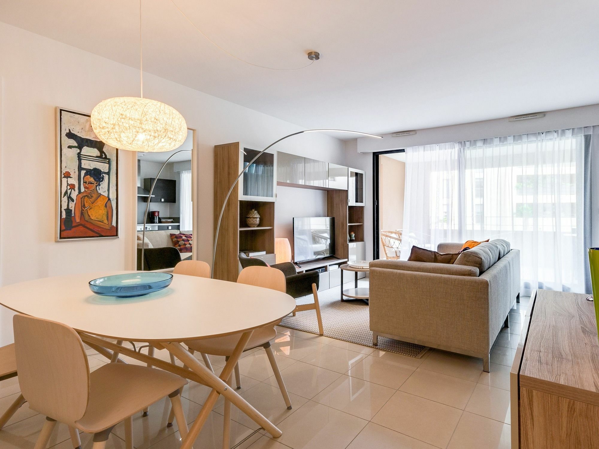 Apartment Mandarine Rotonde T3 Luxe + Clim