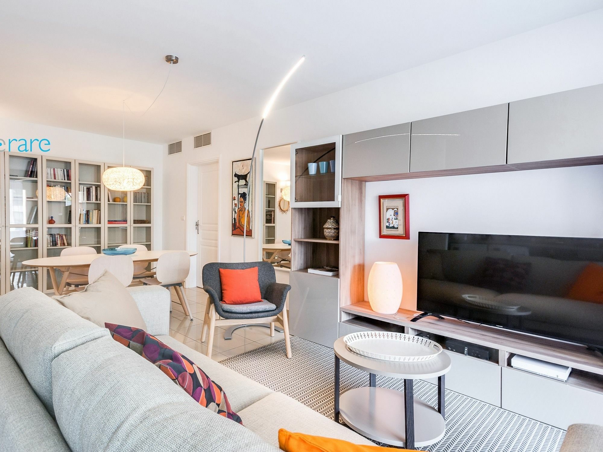 Apartment Mandarine Rotonde T3 Luxe + Clim